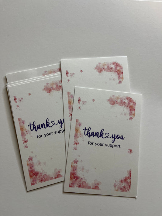 Thank you cards pack of 50